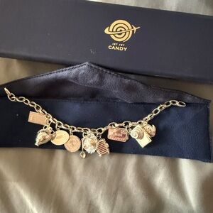 Jet Set Candy silver  Charm Bracelet